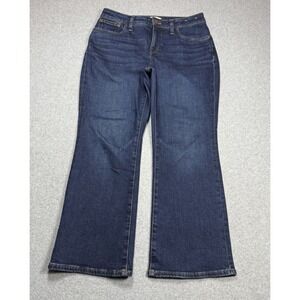 Madewell Jeans Womens Size 29P Petite (30x25) Curvy Kick Out Bootcut Capri Denim